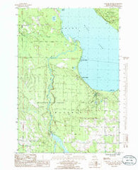 Hangore Heights Michigan Historical topographic map, 1:24000 scale, 7.5 X 7.5 Minute, Year 1986