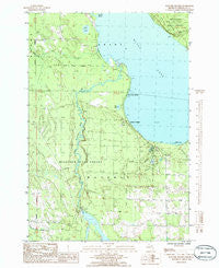 Hangore Heights Michigan Historical topographic map, 1:24000 scale, 7.5 X 7.5 Minute, Year 1986