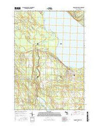 Hangore Heights Michigan Current topographic map, 1:24000 scale, 7.5 X 7.5 Minute, Year 2017