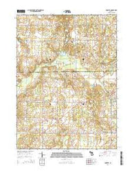 Hanover Michigan Historical topographic map, 1:24000 scale, 7.5 X 7.5 Minute, Year 2014