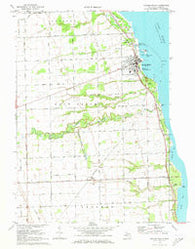 Harbor Beach Michigan Historical topographic map, 1:24000 scale, 7.5 X 7.5 Minute, Year 1970