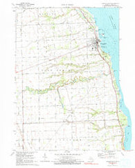 Harbor Beach Michigan Historical topographic map, 1:24000 scale, 7.5 X 7.5 Minute, Year 1970
