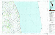 Harbor Beach Michigan Historical topographic map, 1:100000 scale, 30 X 60 Minute, Year 1984