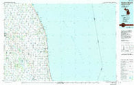 Harbor Beach Michigan Historical topographic map, 1:100000 scale, 30 X 60 Minute, Year 1984