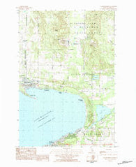 Harbor Springs Michigan Historical topographic map, 1:24000 scale, 7.5 X 7.5 Minute, Year 1983