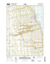 Harbor Beach Michigan Historical topographic map, 1:24000 scale, 7.5 X 7.5 Minute, Year 2014