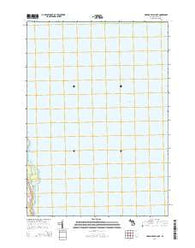 Harbor Beach OE E Michigan Historical topographic map, 1:24000 scale, 7.5 X 7.5 Minute, Year 2014