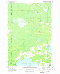 Hardwood Island Michigan Historical topographic map, 1:24000 scale, 7.5 X 7.5 Minute, Year 1972