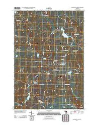 Hardwood Lake Michigan Historical topographic map, 1:24000 scale, 7.5 X 7.5 Minute, Year 2011