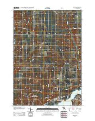 Harlan Michigan Historical topographic map, 1:24000 scale, 7.5 X 7.5 Minute, Year 2012