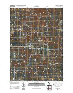 Harrietta Michigan Historical topographic map, 1:24000 scale, 7.5 X 7.5 Minute, Year 2012