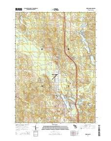 Harrison Michigan Historical topographic map, 1:24000 scale, 7.5 X 7.5 Minute, Year 2014