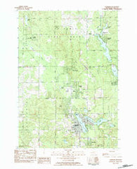 Harrison Michigan Historical topographic map, 1:25000 scale, 7.5 X 7.5 Minute, Year 1983