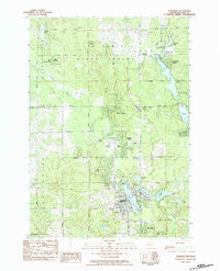 Harrison Michigan Historical topographic map, 1:25000 scale, 7.5 X 7.5 Minute, Year 1983