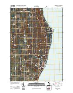 Harrisville Michigan Historical topographic map, 1:24000 scale, 7.5 X 7.5 Minute, Year 2012