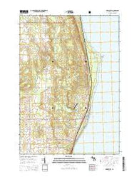 Harrisville Michigan Historical topographic map, 1:24000 scale, 7.5 X 7.5 Minute, Year 2014