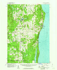 Harrisville Michigan Historical topographic map, 1:62500 scale, 15 X 15 Minute, Year 1959