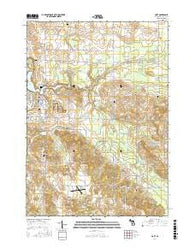 Hart Michigan Current topographic map, 1:24000 scale, 7.5 X 7.5 Minute, Year 2017