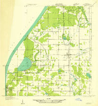 Hart NW Michigan Historical topographic map, 1:31680 scale, 7.5 X 7.5 Minute, Year 1931