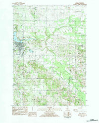 Hart Michigan Historical topographic map, 1:25000 scale, 7.5 X 7.5 Minute, Year 1983