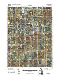 Hartford Michigan Historical topographic map, 1:24000 scale, 7.5 X 7.5 Minute, Year 2011