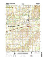 Hartford Michigan Historical topographic map, 1:24000 scale, 7.5 X 7.5 Minute, Year 2014