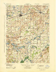 Hartford Michigan Historical topographic map, 1:62500 scale, 15 X 15 Minute, Year 1927