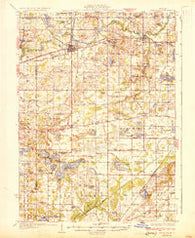 Hartford Michigan Historical topographic map, 1:62500 scale, 15 X 15 Minute, Year 1931