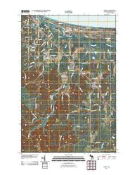 Harvey Michigan Historical topographic map, 1:24000 scale, 7.5 X 7.5 Minute, Year 2011