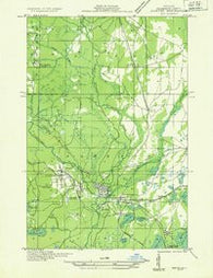 Harvey SW Michigan Historical topographic map, 1:31680 scale, 7.5 X 7.5 Minute, Year 1932