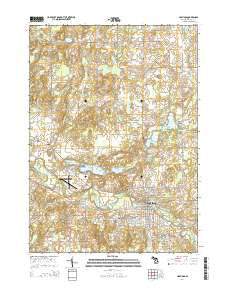 Hastings Michigan Historical topographic map, 1:24000 scale, 7.5 X 7.5 Minute, Year 2014
