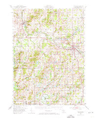 Hastings Michigan Historical topographic map, 1:62500 scale, 15 X 15 Minute, Year 1951
