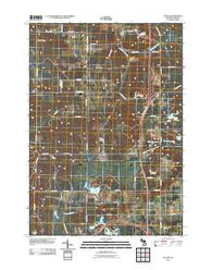 Hatton Michigan Historical topographic map, 1:24000 scale, 7.5 X 7.5 Minute, Year 2011