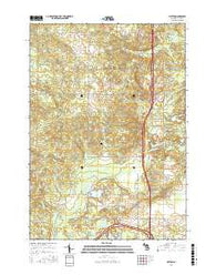 Hatton Michigan Current topographic map, 1:24000 scale, 7.5 X 7.5 Minute, Year 2016
