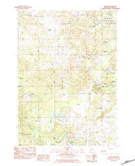 Hatton Michigan Historical topographic map, 1:25000 scale, 7.5 X 7.5 Minute, Year 1983