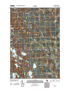 Hawks Michigan Historical topographic map, 1:24000 scale, 7.5 X 7.5 Minute, Year 2011