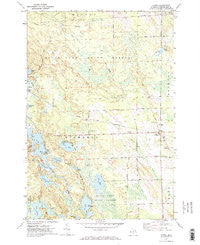 Hawks Michigan Historical topographic map, 1:24000 scale, 7.5 X 7.5 Minute, Year 1971