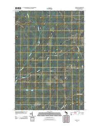 Helena Michigan Historical topographic map, 1:24000 scale, 7.5 X 7.5 Minute, Year 2011