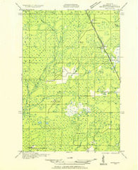 Helena NE Michigan Historical topographic map, 1:31680 scale, 7.5 X 7.5 Minute, Year 1951