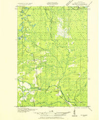 Helena NW Michigan Historical topographic map, 1:31680 scale, 7.5 X 7.5 Minute, Year 1951