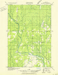 Helena SE Michigan Historical topographic map, 1:31680 scale, 7.5 X 7.5 Minute, Year 1951