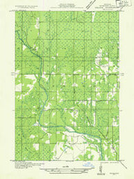Helena SE Michigan Historical topographic map, 1:31680 scale, 7.5 X 7.5 Minute, Year 1932