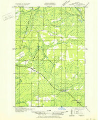 Helena SW Michigan Historical topographic map, 1:31680 scale, 7.5 X 7.5 Minute, Year 1951