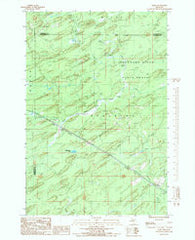 Helena Michigan Historical topographic map, 1:24000 scale, 7.5 X 7.5 Minute, Year 1986