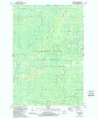 Helena Michigan Historical topographic map, 1:24000 scale, 7.5 X 7.5 Minute, Year 1989