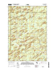 Helps Michigan Historical topographic map, 1:24000 scale, 7.5 X 7.5 Minute, Year 2014
