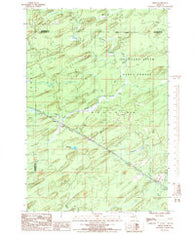 Helps Michigan Historical topographic map, 1:24000 scale, 7.5 X 7.5 Minute, Year 1986