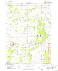 Hemlock Michigan Historical topographic map, 1:24000 scale, 7.5 X 7.5 Minute, Year 1975