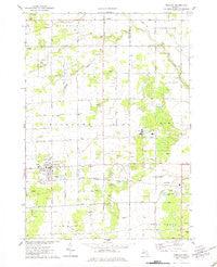 Hemlock Michigan Historical topographic map, 1:24000 scale, 7.5 X 7.5 Minute, Year 1975