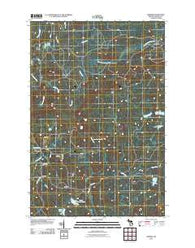 Herman Michigan Historical topographic map, 1:24000 scale, 7.5 X 7.5 Minute, Year 2011